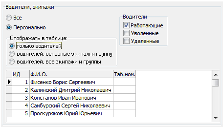 Отображать в таблице только водителей.png
